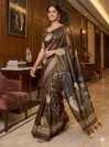 Ktd 2091 Handloom Fabric Digital Printed Saree Wholesale Clothing Suppliers In India